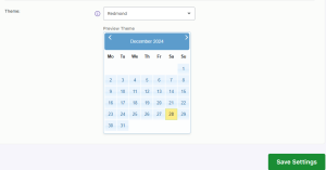 Global settings - Calendar theme, Date & Time Formats - Tyche Softwares Documentation