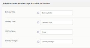 Modify delivery field labels on Product page as per your business requirements - Tyche Softwares Documentation