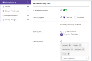 Mandatory Selection Of Delivery Date & Time On The Product Page - Tyche Softwares Documentation