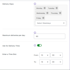 Mandatory Selection Of Delivery Date & Time On The Product Page - Tyche Softwares Documentation