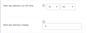 Same Day and Next Day delivery - Tyche Softwares Documentation