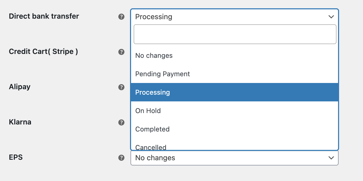 Custom Order Status for WooCommerce General Settings - Tyche Softwares Documentation