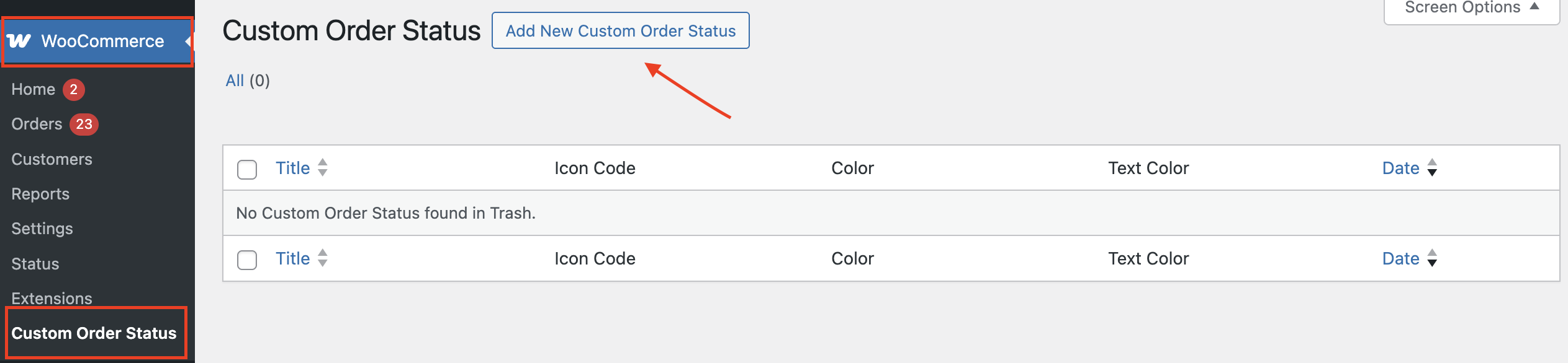 Add, Edit & Delete Custom Order Status - Tyche Softwares Documentation