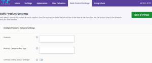 Bulk Product Settings - Tyche Softwares Documentation