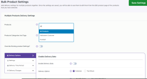 Bulk Product Settings - Tyche Softwares Documentation