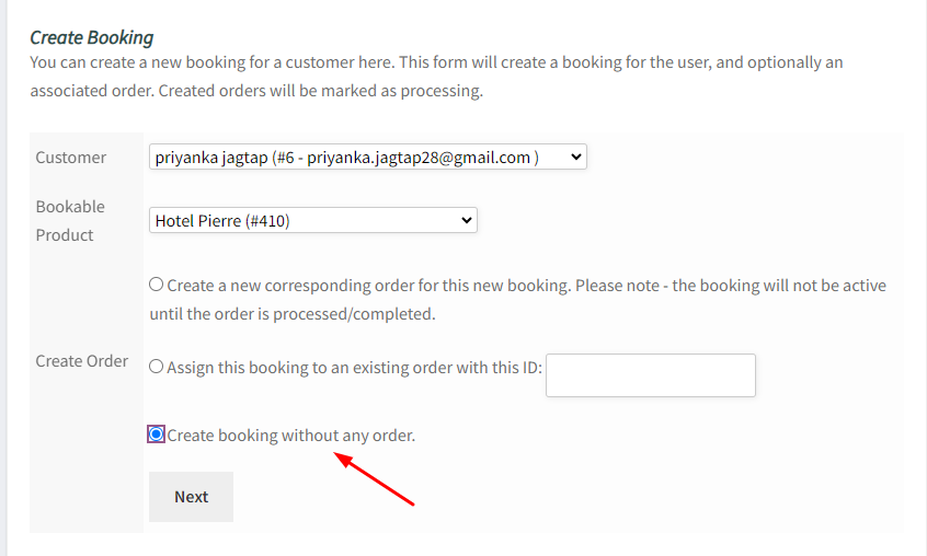 How WCFM Vendors can create manual bookings - Tyche Softwares Documentation