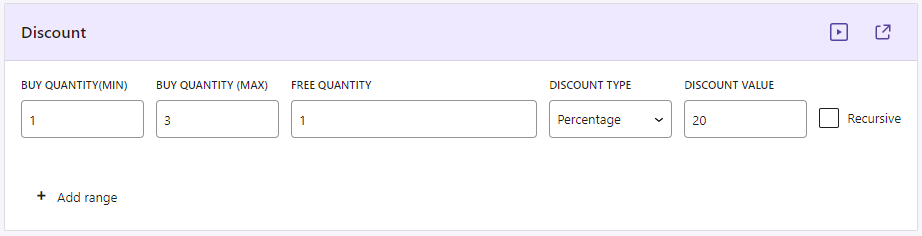 Discount Setting