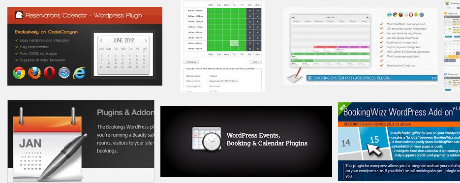 Wordpress Booking Plugins