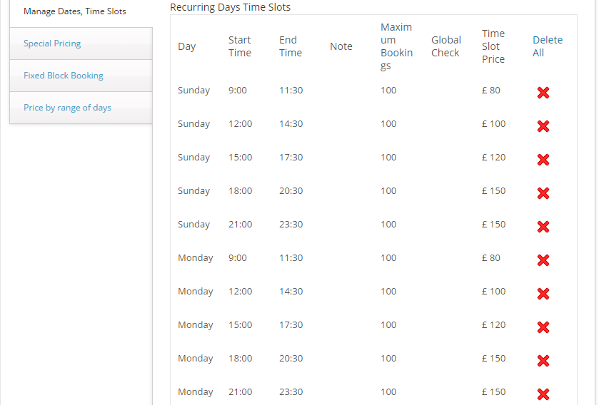 Hourly Rates in WooCommerce - Manage booking dates and time slots