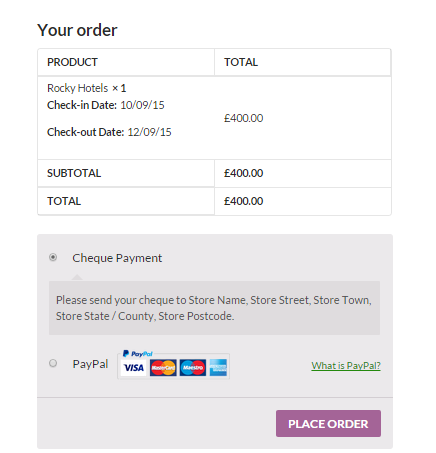Book for minimum number of days with WooCommerce - Checkout Page