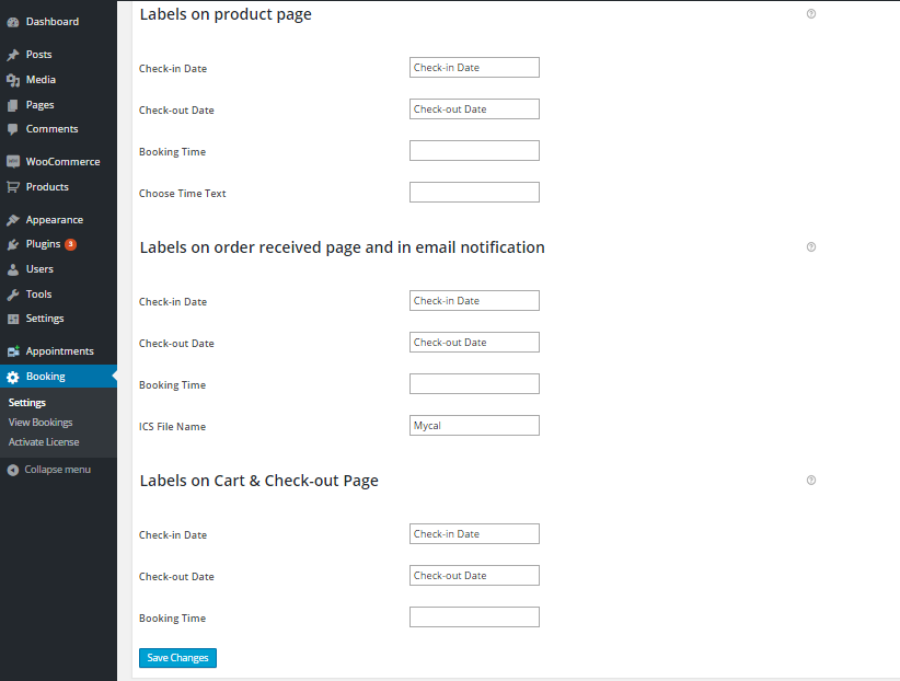 Book for minimum number of days with WooCommerce - Changing Booking Labels