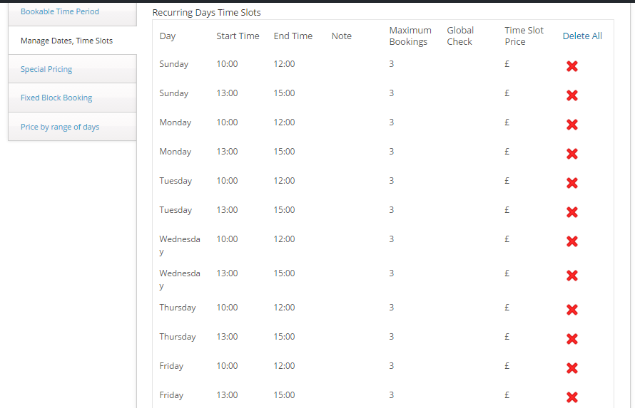 Prevent booking on certain dates with WooCommerce - Time slots for Specific Dates