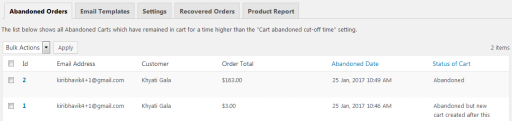 three_columns_1- Differences between Pro and Lite versions of Abandoned Cart for WooCommerce plugin