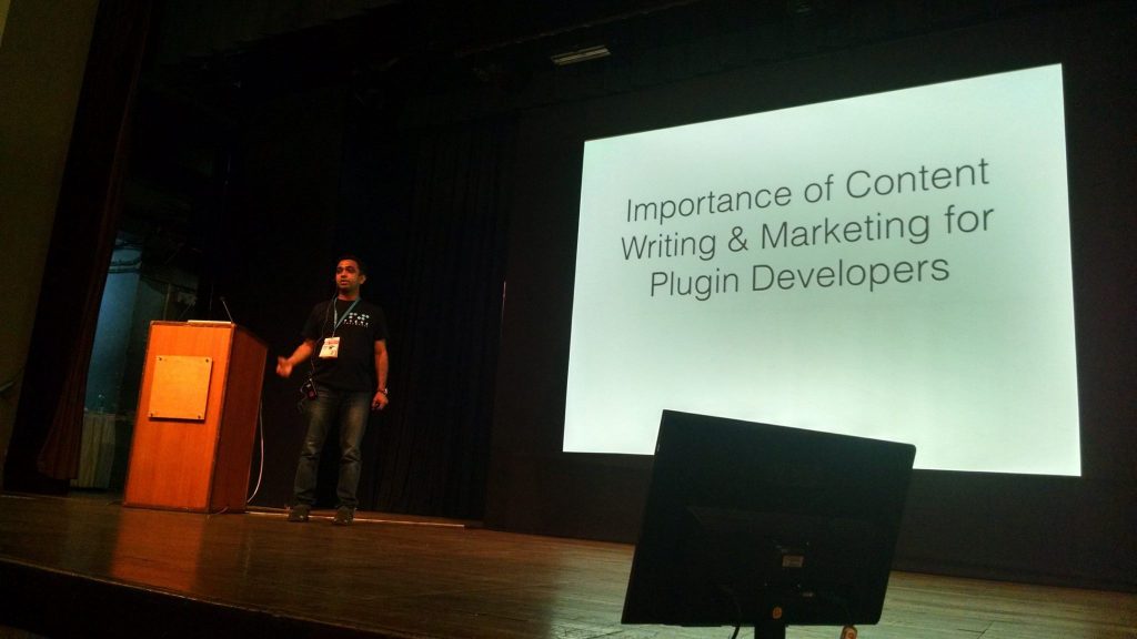 WordCamp Mumbai 2017 - Importance Of Content Writing & Marketing For Plugin Developers