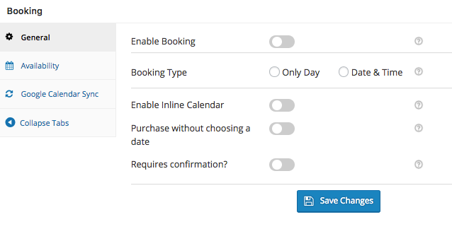 Booking Meta Box