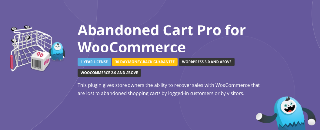 Best Free & Premium WooCommerce plugins - Abandoned Cart Pro for WooCommerce