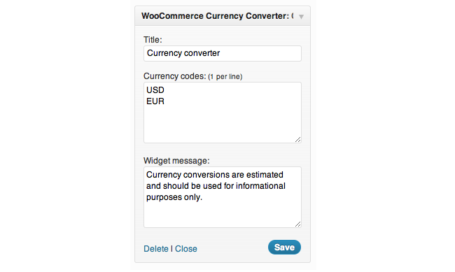 Best Free & Premium WooCommerce plugins - Currency Converter Widget