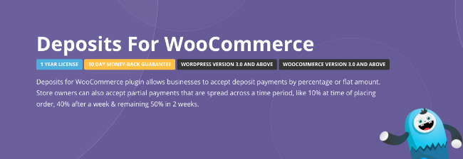 Best Free & Premium WooCommerce plugins - Deposits for WooCommerce