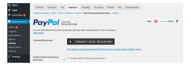 Best Free & Premium WooCommerce plugins - PayPal by Braintree