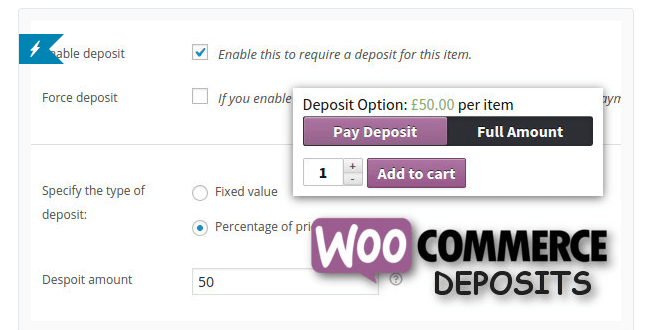 Best Free & Premium WooCommerce plugins - WooCommerce Deposits