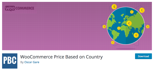 Best Free & Premium WooCommerce plugins - WooCommerce Price based on Country