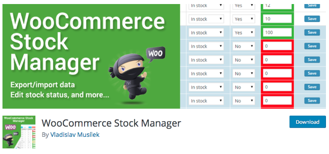 Best Free & Premium WooCommerce plugins - WooCommerce Stock Manager