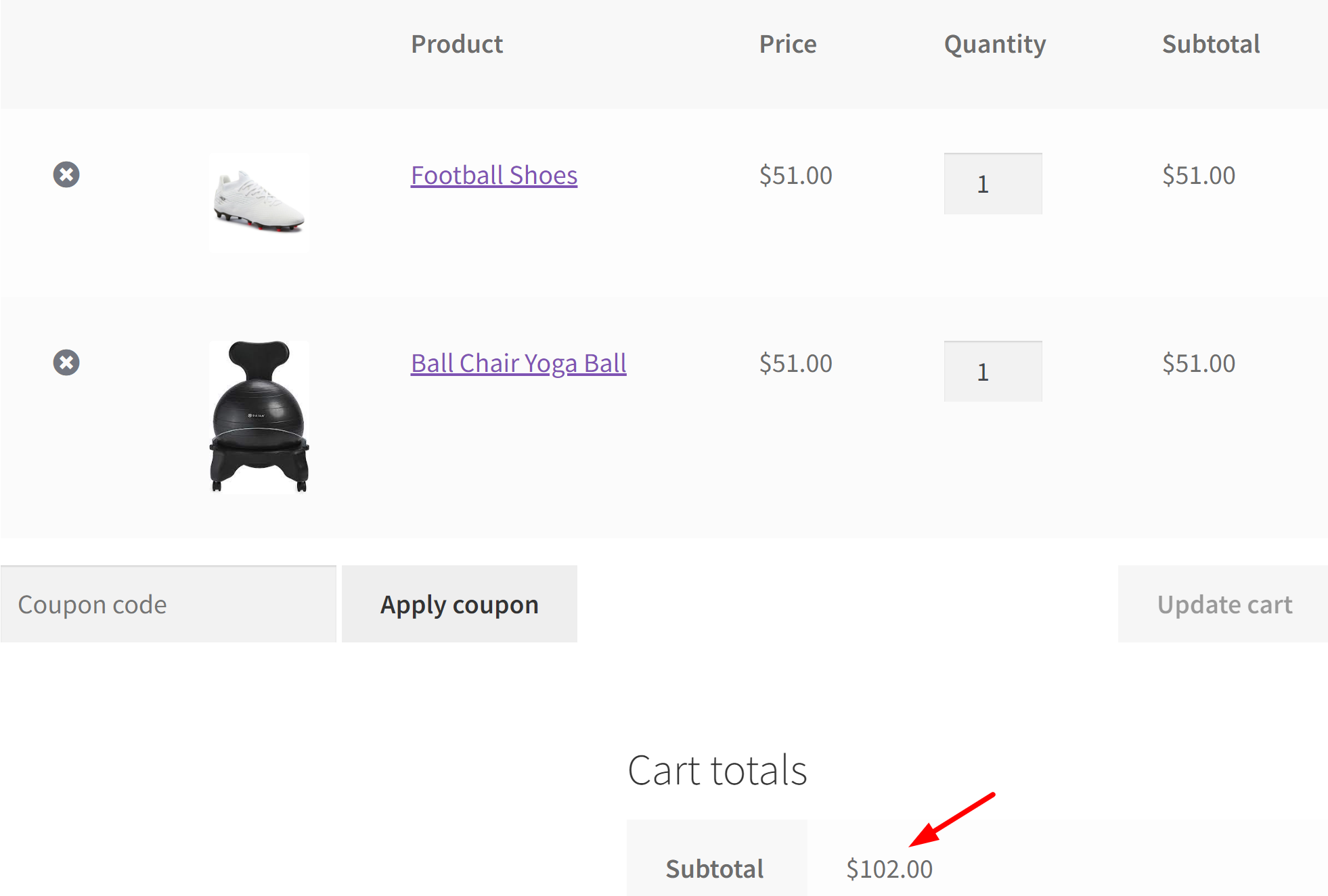 5. Auto Add Free Product based on Cart Total, Excluding Specific Items