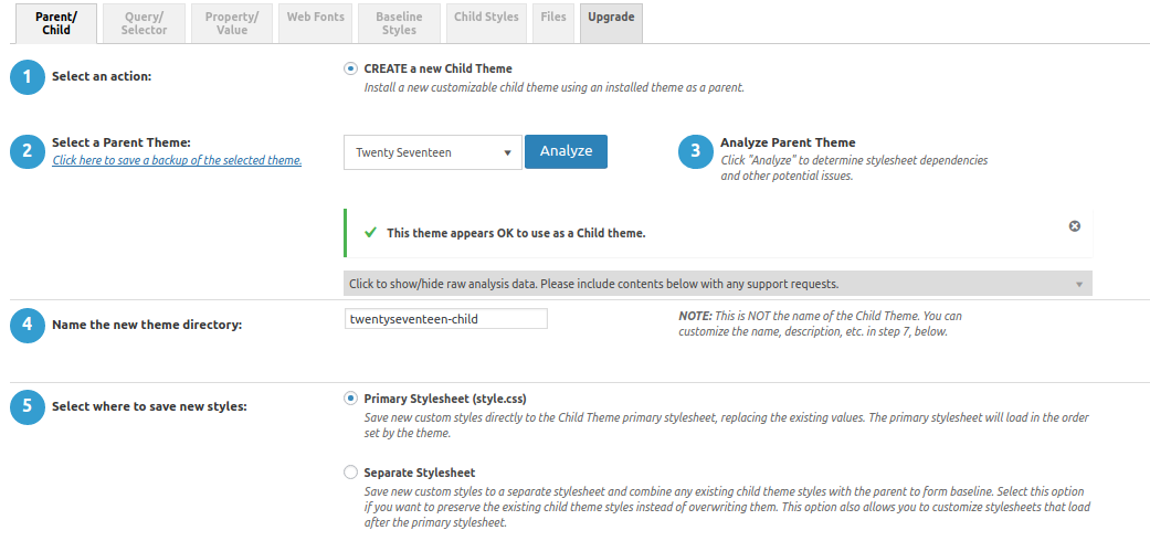 Configurator Options 1