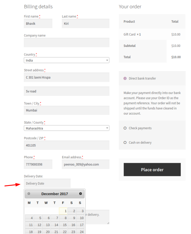 Add custom fields on WooCommerce Checkout page