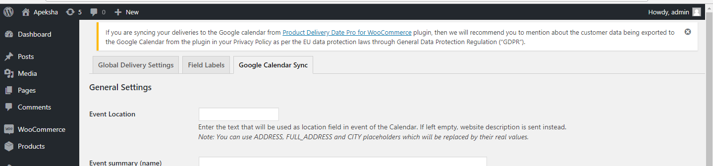 Product Delivery Date Pro for WooCommerce plugin