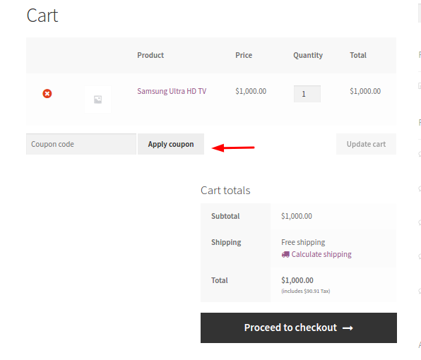 hide coupons on cart and checkout for specific products based on ids