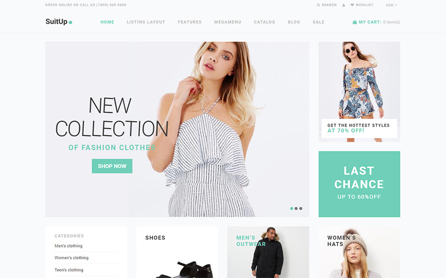 SuitUP - Multipurpose Online Store Shopify Theme