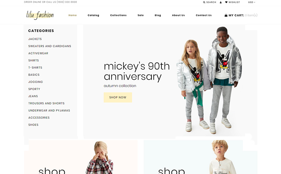 Lilu Fashion - Baby Clothing Shopify Theme