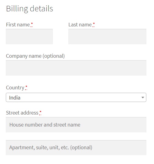 Make fields required or optional on the WooCommerce Checkout page - Make Company field required