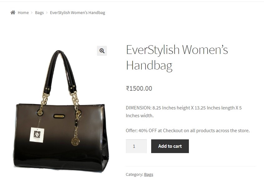 How to add text below the short description of the Product in WooCommerce - Added text to short description example1