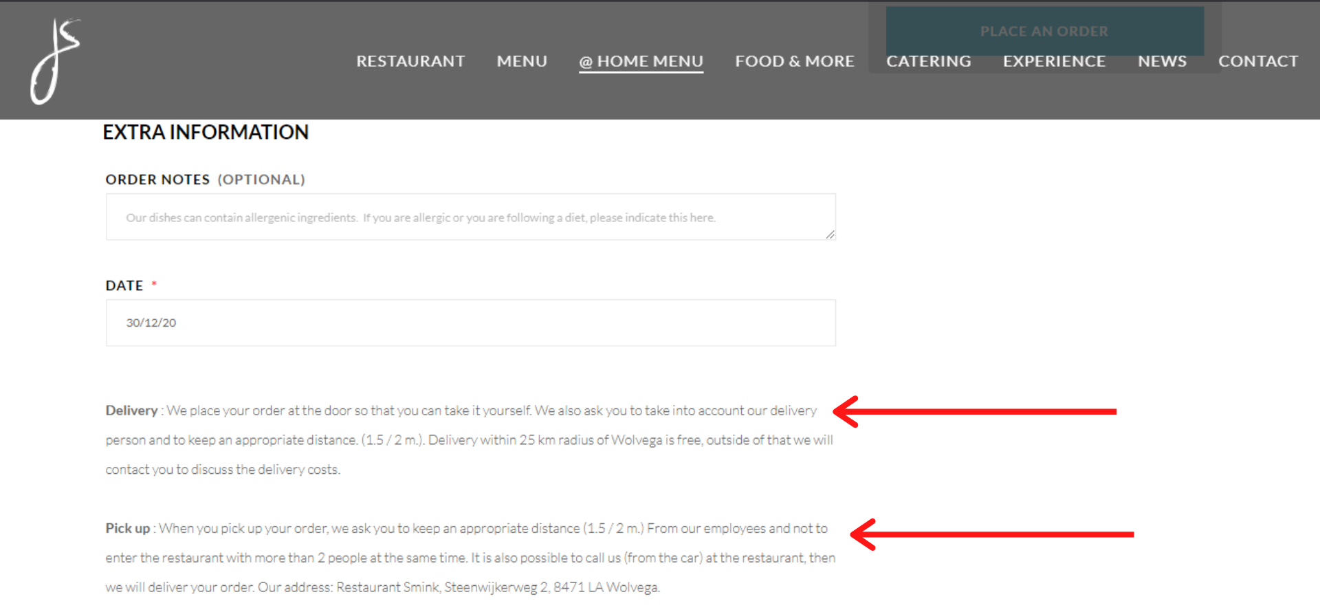 example of food businesses using the restuarant ordering & Delivery Plugin