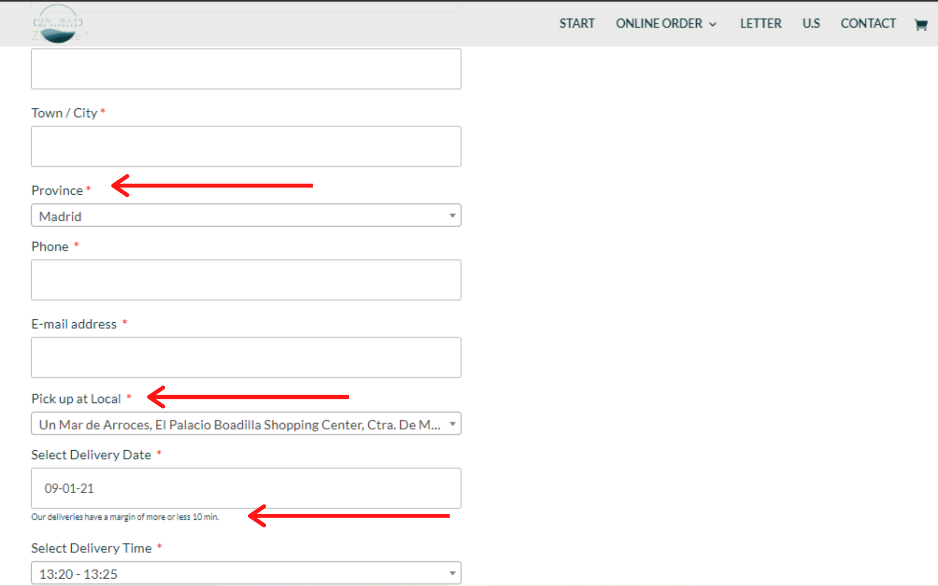 example of food businesses using the restuarant ordering & Delivery Plugin