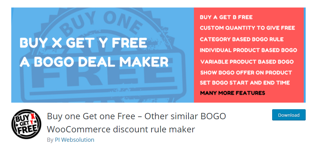 Best free WooCommerce plugins Buy One Get One Free downloads