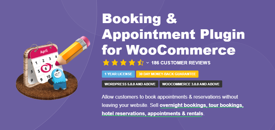 Booking & Appointment plugin page 