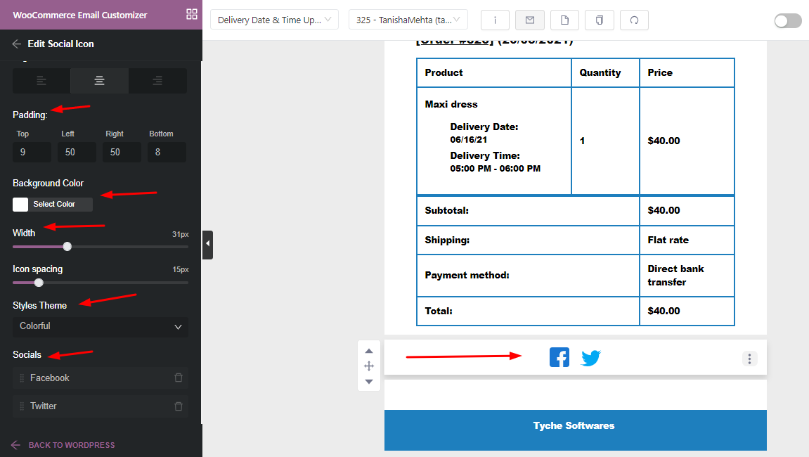 How to customize Order Delivery Date Pro email templates with Yaymail