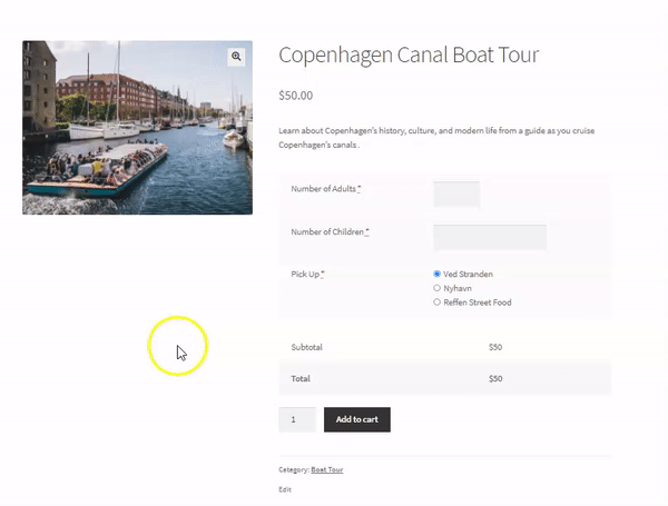 WooCommerce Boat Tour Booking & Rental Store