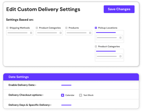 BOPIS in WooCommerce: setup custom delivery settings