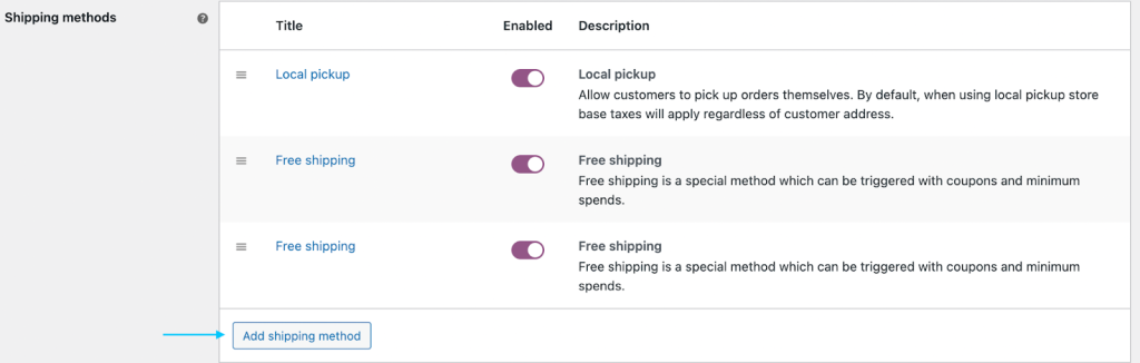 Configure Shipping Zones