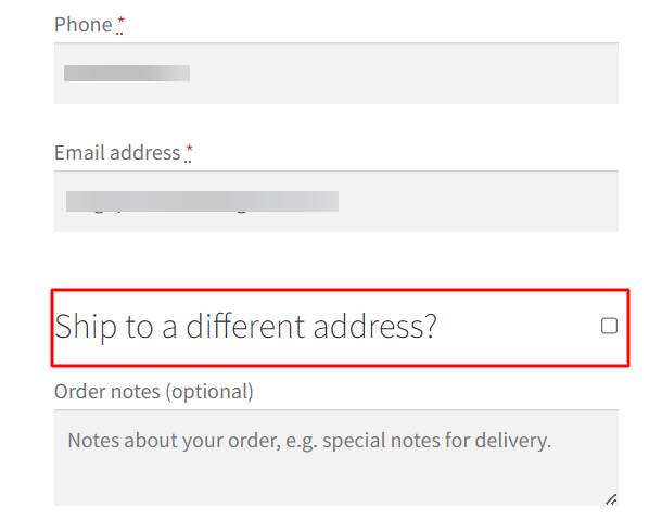 How to Hide the "Ship to a Different Address" Checkbox in WooCommerce?