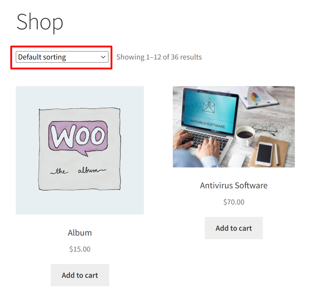 How to Remove the “Default Sorting” Dropdown in WooCommerce