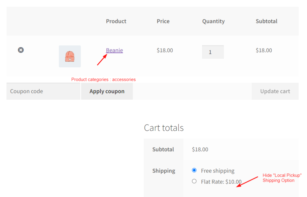 How to Hide Specific Shipping Methods Based on Product Categories in WooCommerce?