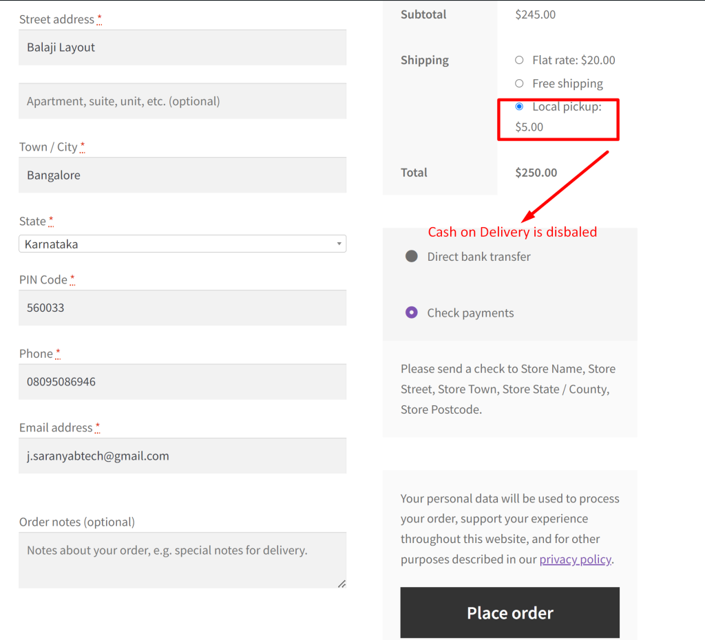 How to Disable Payment Gateway For Specific Shipping Method in WooCommerce?