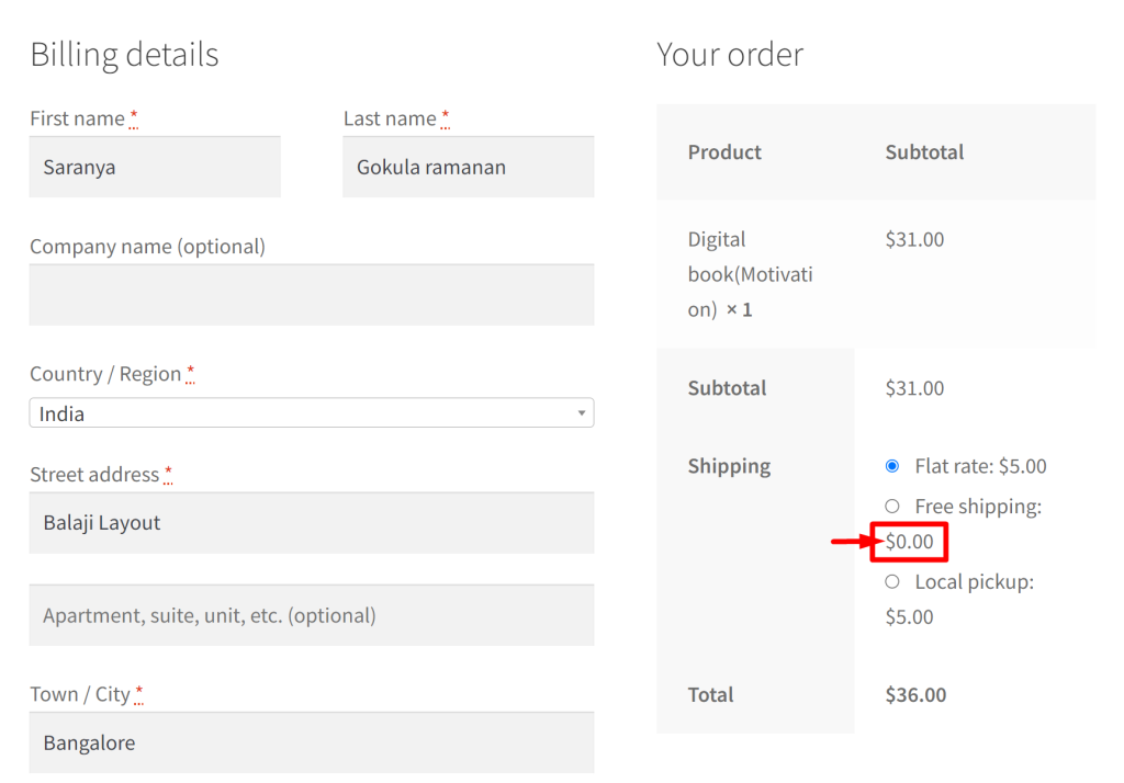 How to Display $0.00 Amount For Free Shipping Rates in WooCommerce?