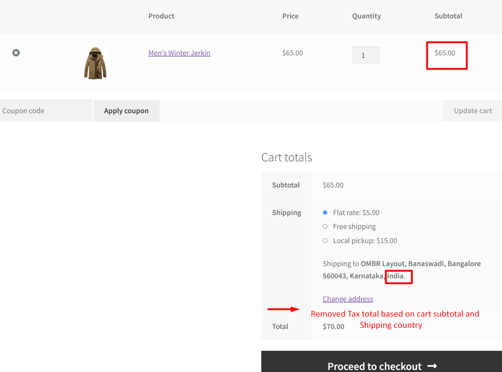 How to Remove All Taxes in WooCommerce for a Minimum Cart Total and Specific Countries?