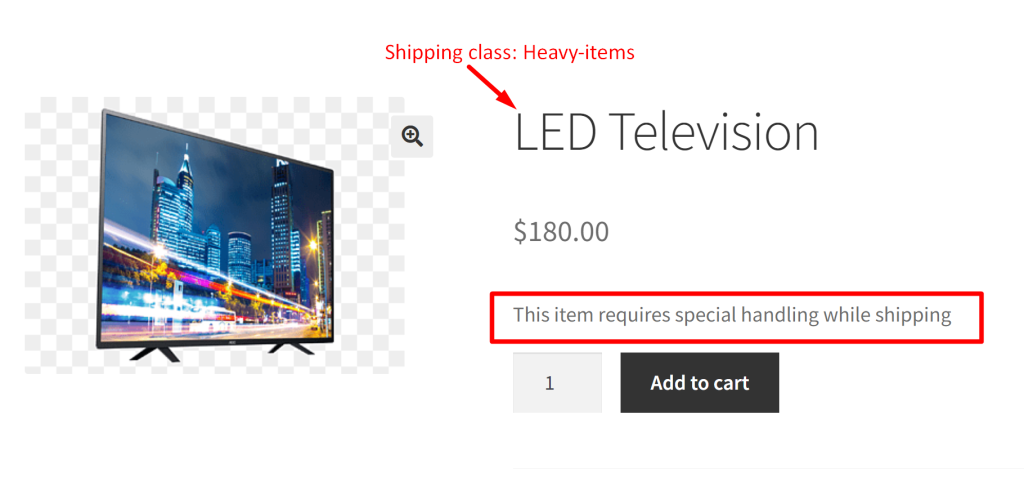 How to Show Custom Message Based on Shipping Class on Single Product Page?